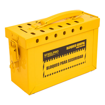 Caja De Bloqueo Grupal Amarilla