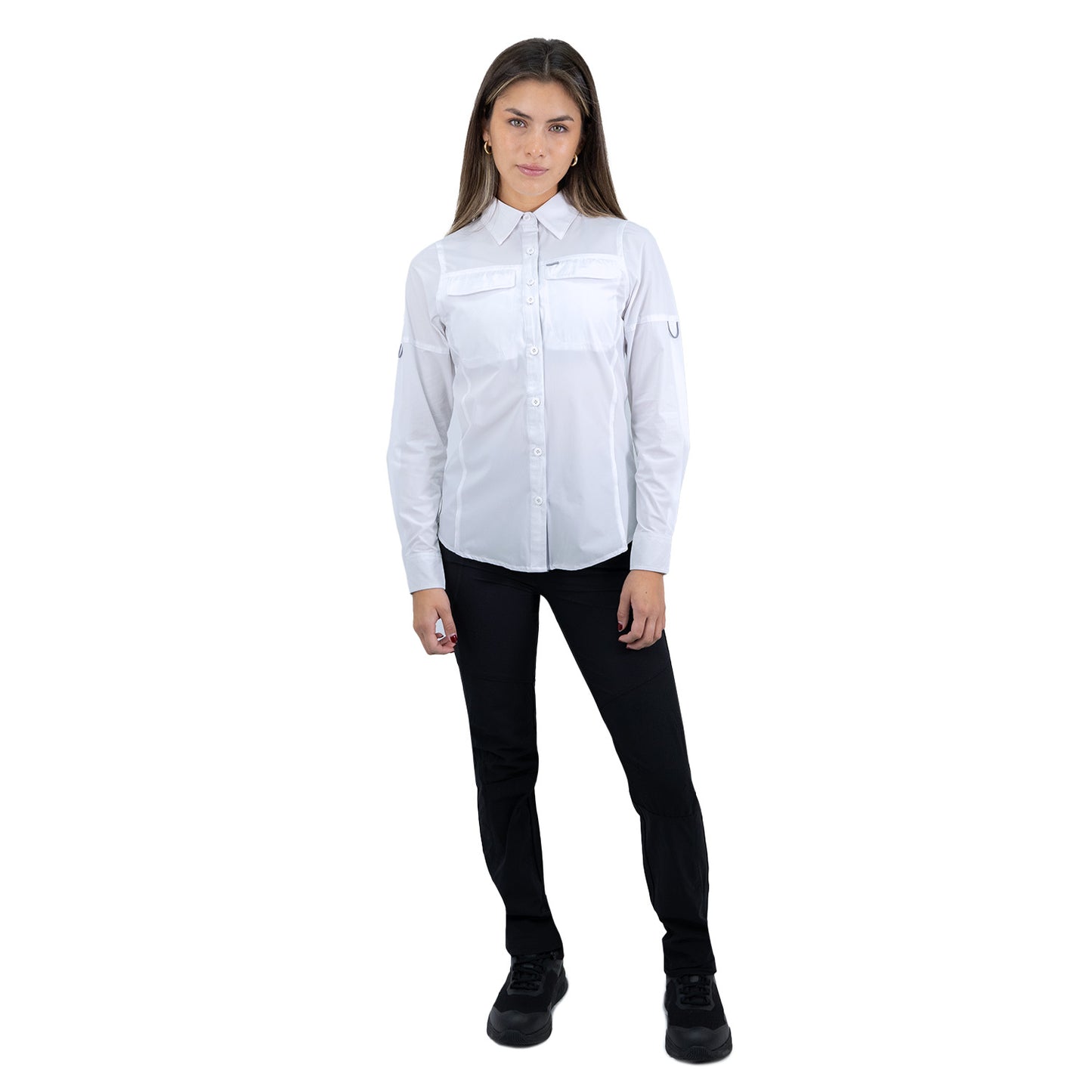 Camisa HW Antakari Spandex Blanca Mujer