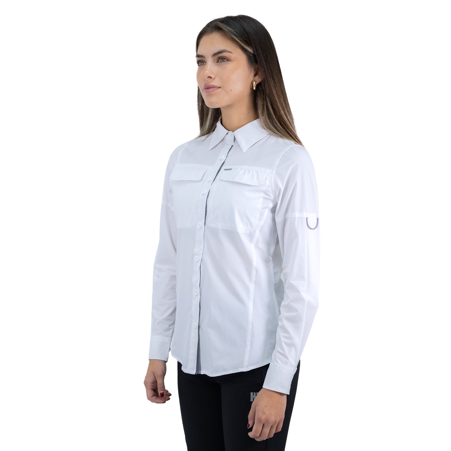Camisa HW Antakari Spandex Blanca Mujer