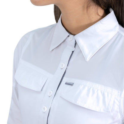 Camisa HW Antakari Spandex Blanca Mujer