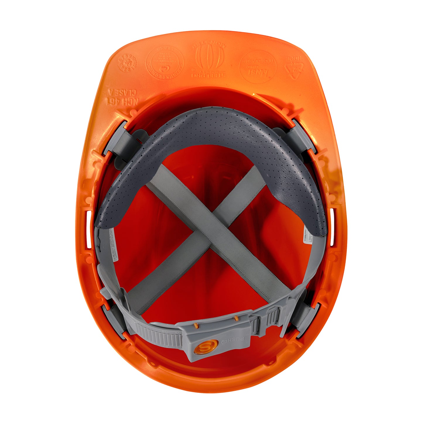 Casco Monster Top 33 Naranjo Steelpro