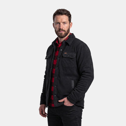 CHAQUETA POLAR QUEBEC GRIZZLY NEGRO
