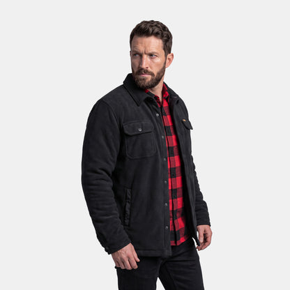 CHAQUETA POLAR QUEBEC GRIZZLY NEGRO