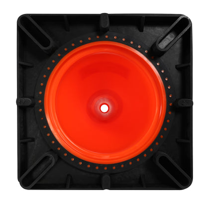 Cono Señalizacion 28 C/Doble Cinta Antiviento Base Pesada