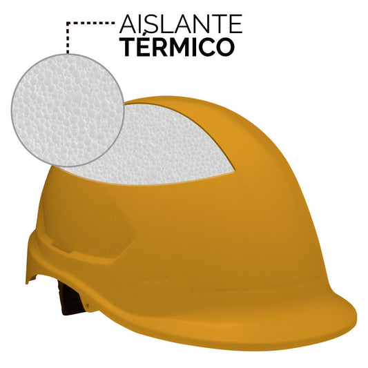 Casco MTA ABS Amarillo / Aislante Térmico