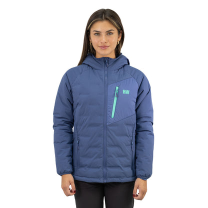 Parka Insulada HW Explorer Mujer Deep Blue
