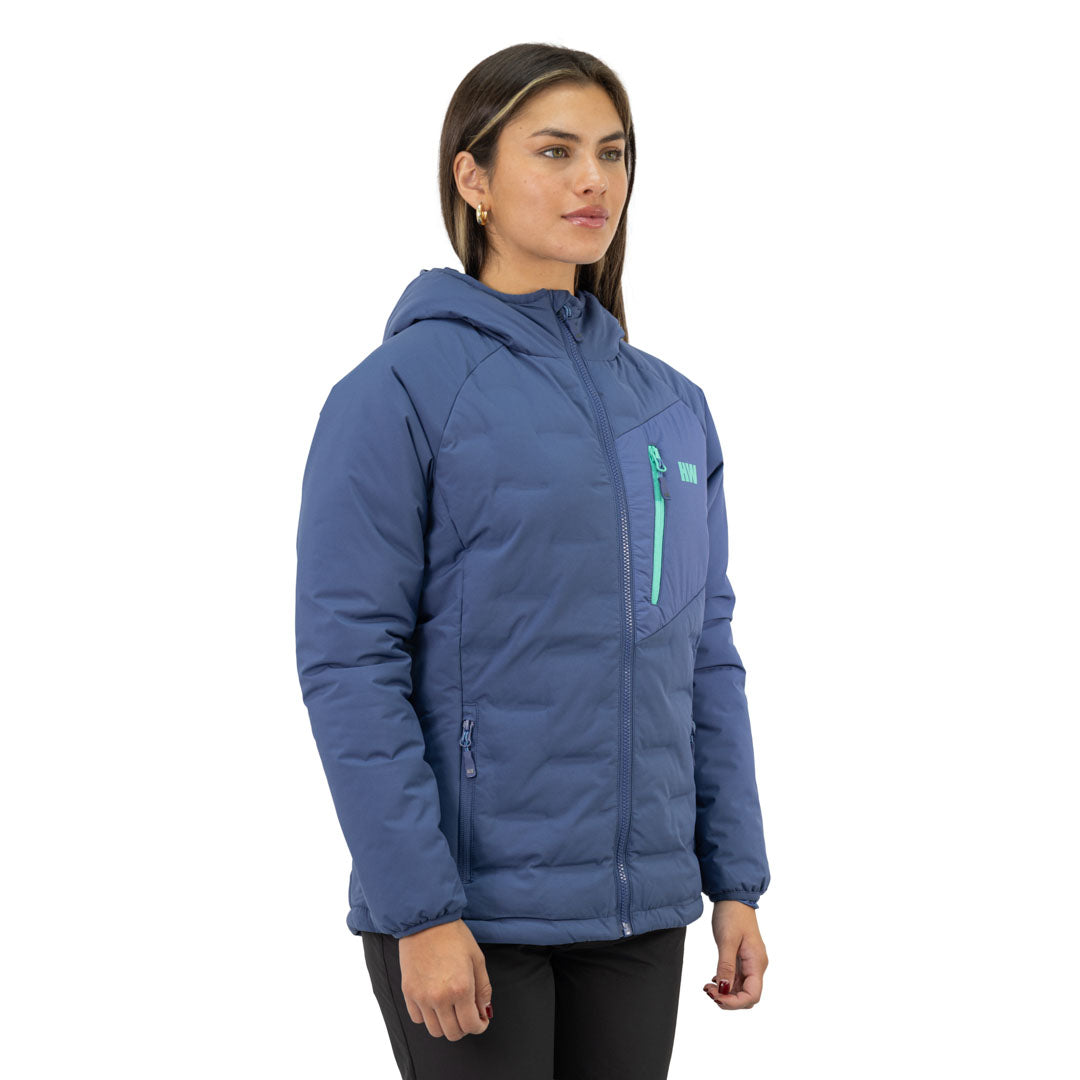 Parka Insulada HW Explorer Mujer Deep Blue