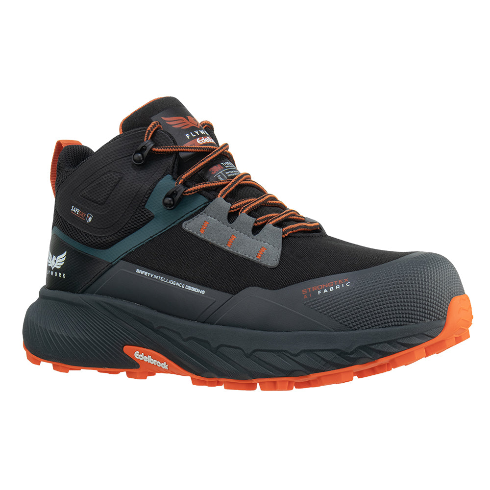 BOTIN DE TRABAJO FENIX WP BLACK ORANGE