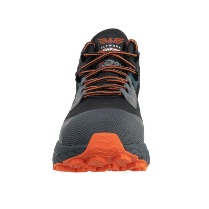 BOTIN DE TRABAJO FLY WORK FENIX WP BLACK ORANGE