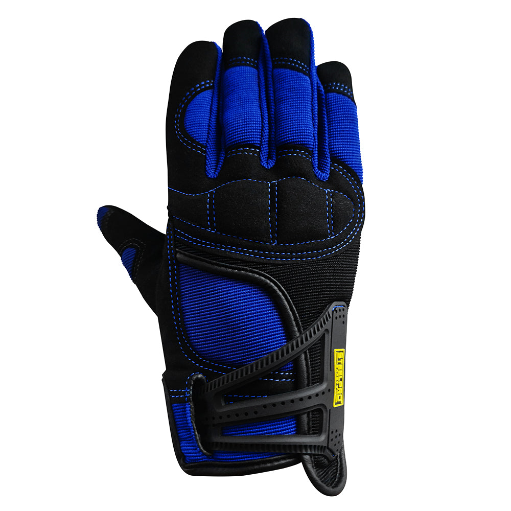 GUANTE ANTIVIBRACIÓN STEELPRO AZUL