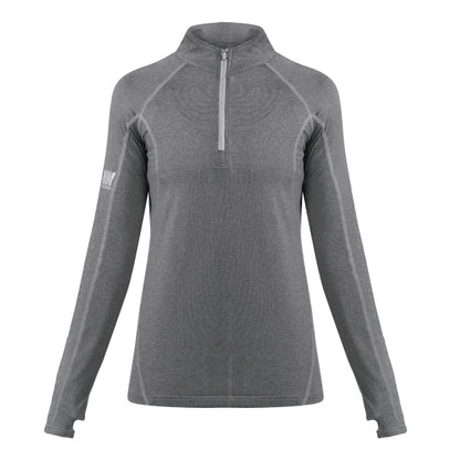 POLERA DRY FIT HW SPX MANGA LARGA MUJER CARBON GREY