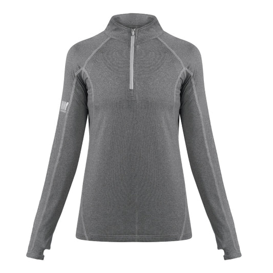POLERA DRY FIT HW SPX MANGA LARGA MUJER CARBON GREY