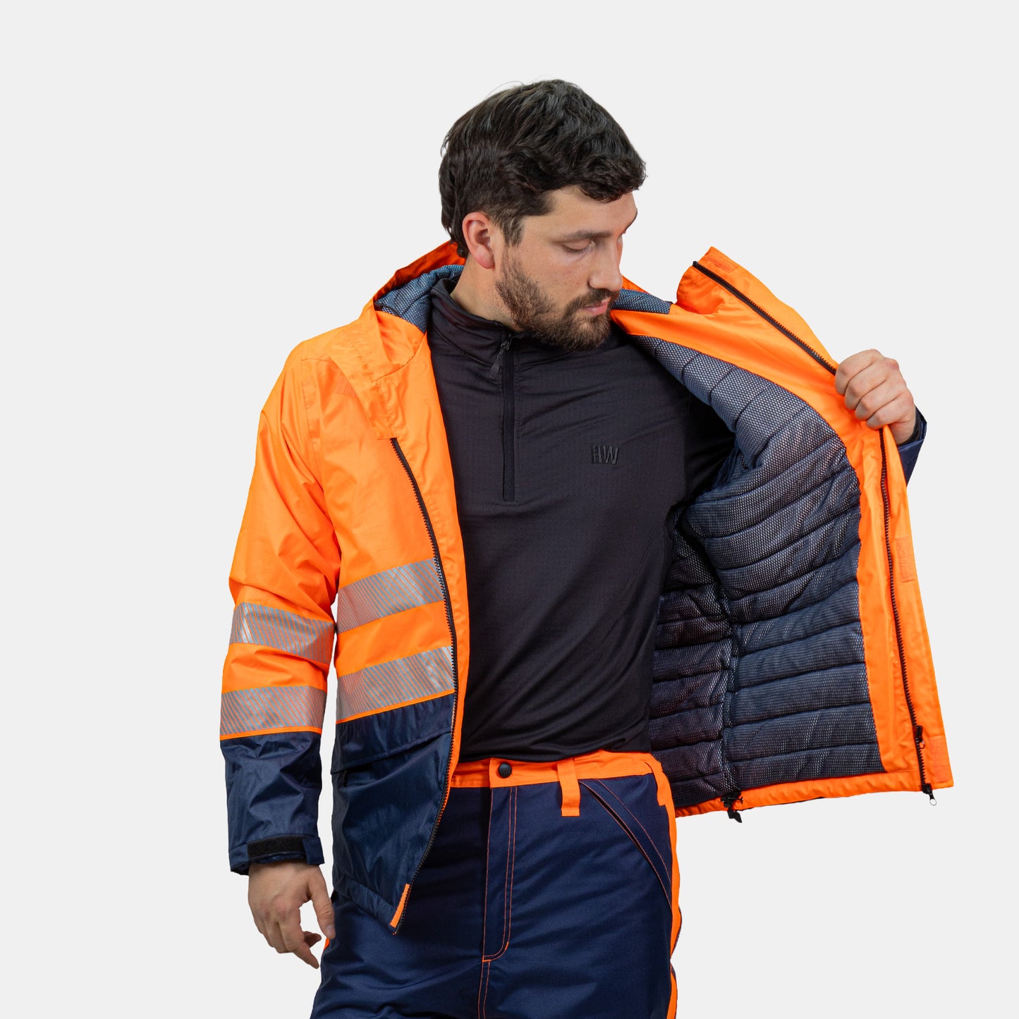 Parka HW Artica Naranjo Fluor