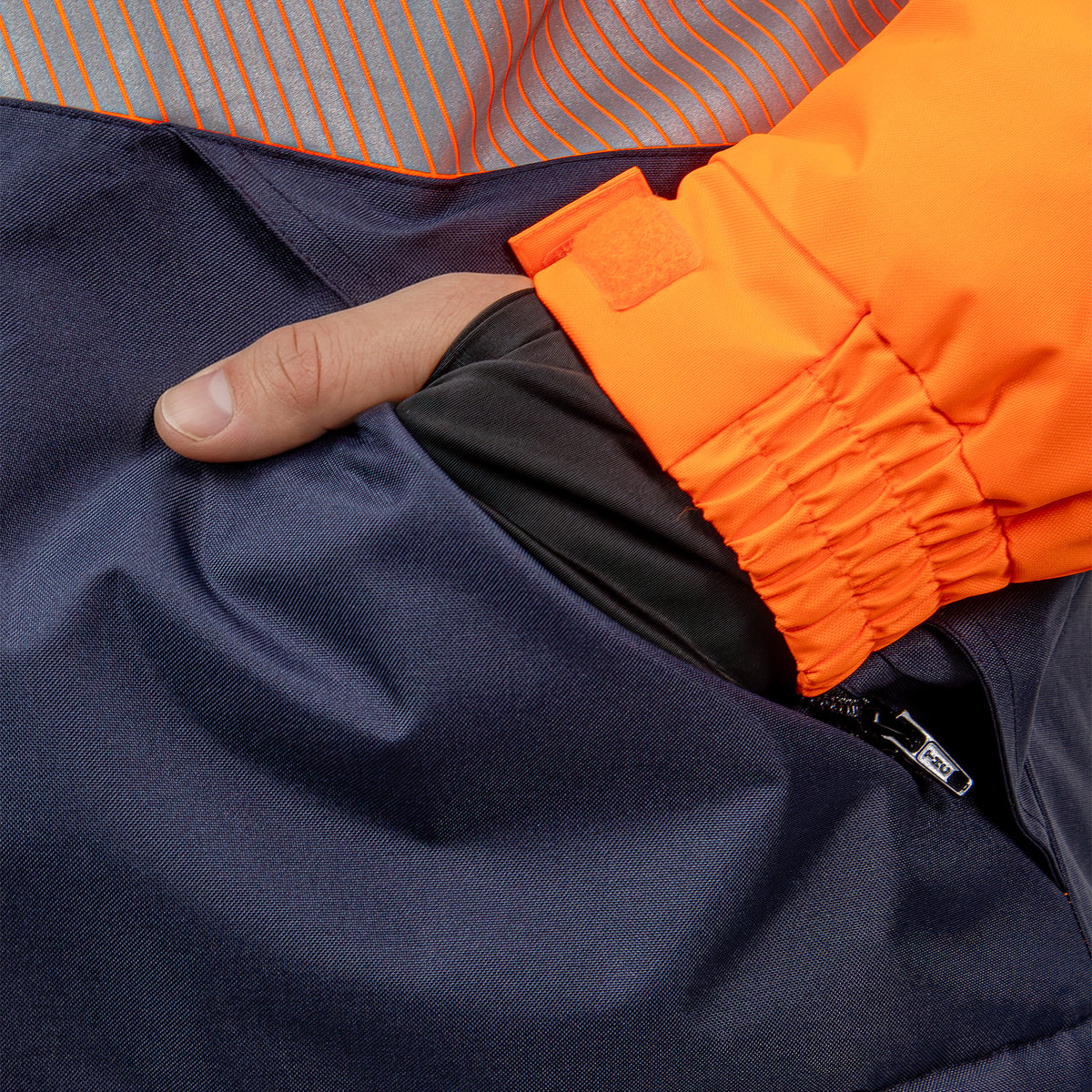PARKA REFLECTIVA HW SIBERIA POLARIS PRO NARANJA FLUOR