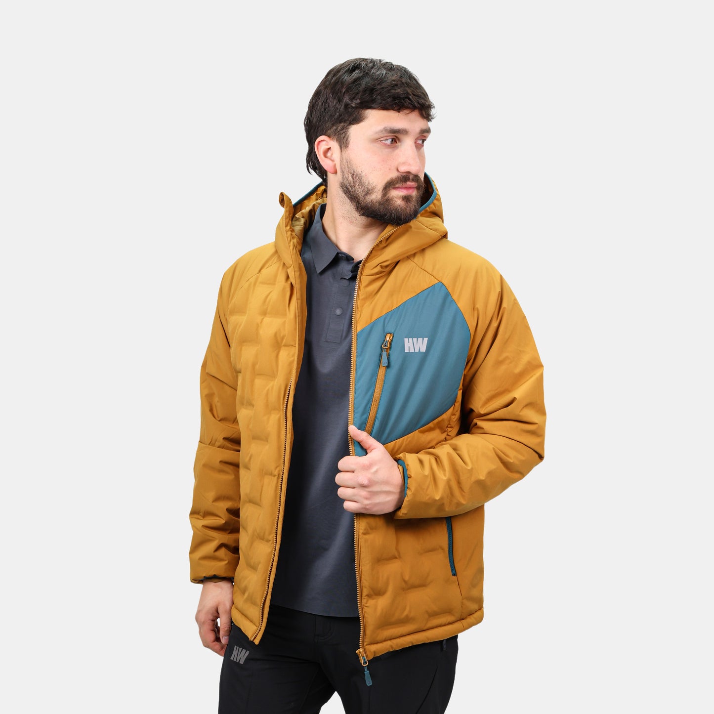 Parka Insulada HW Explorer Hombre Mostaza