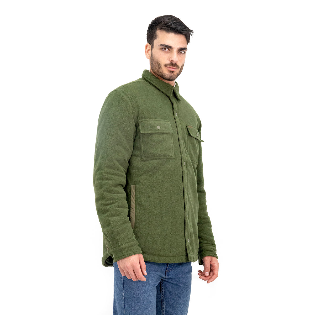 Chaqueta Polar Quebec Grizzly Verde Oliva