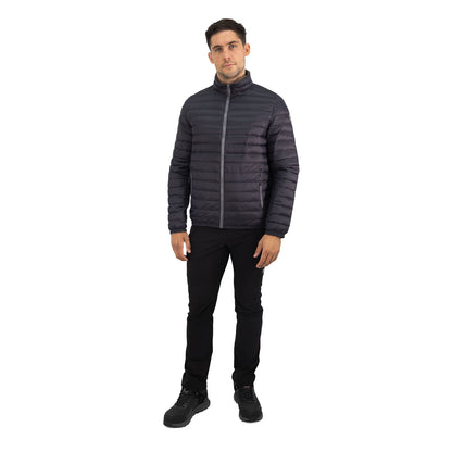 Parka Pluma HW Goose Reversible Negro/Verde Oliva