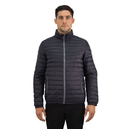 Parka Pluma HW Goose Reversible Negro/Verde Oliva