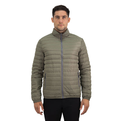 Parka Pluma HW Goose Reversible Negro/Verde Oliva