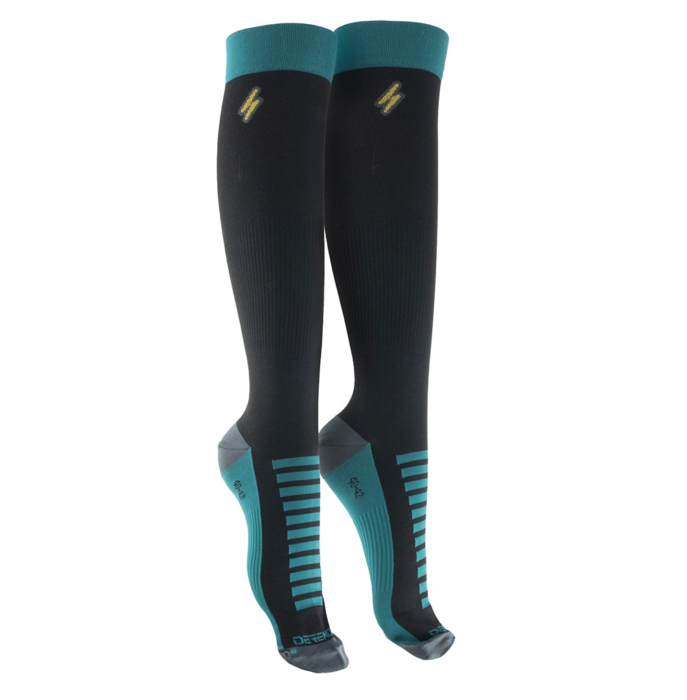 Calcetin Terapeutico Compresivo Black Hombre