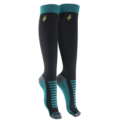 Calcetin Terapeutico Compresivo Black Hombre