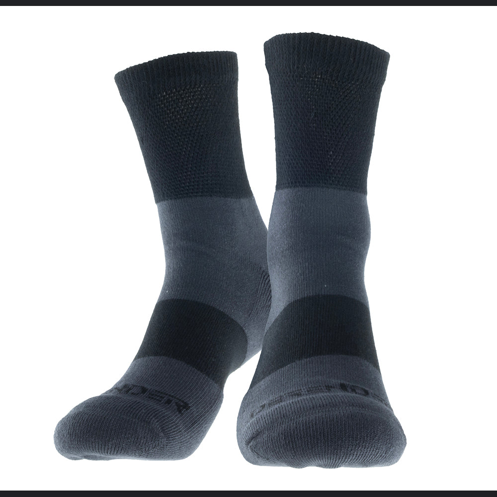 Calcetin Terapeutico Diabetico Black Hombre - Crew