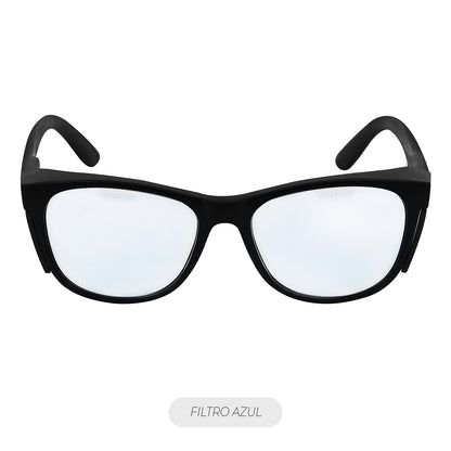 Lente Seguridad Safeblack Claro Blue Blocker Steelpro