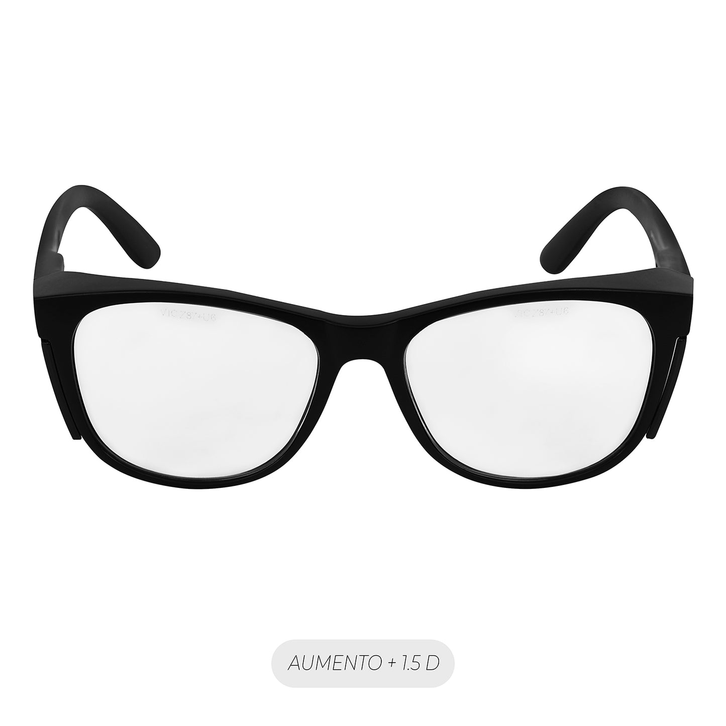 Lente Seguridad Safeblack Claro Full Reader +1.5D Steelpro