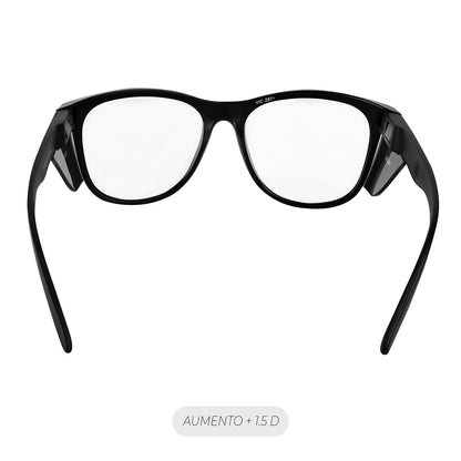 Lente Seguridad Safeblack Claro Full Reader +1.5D Steelpro
