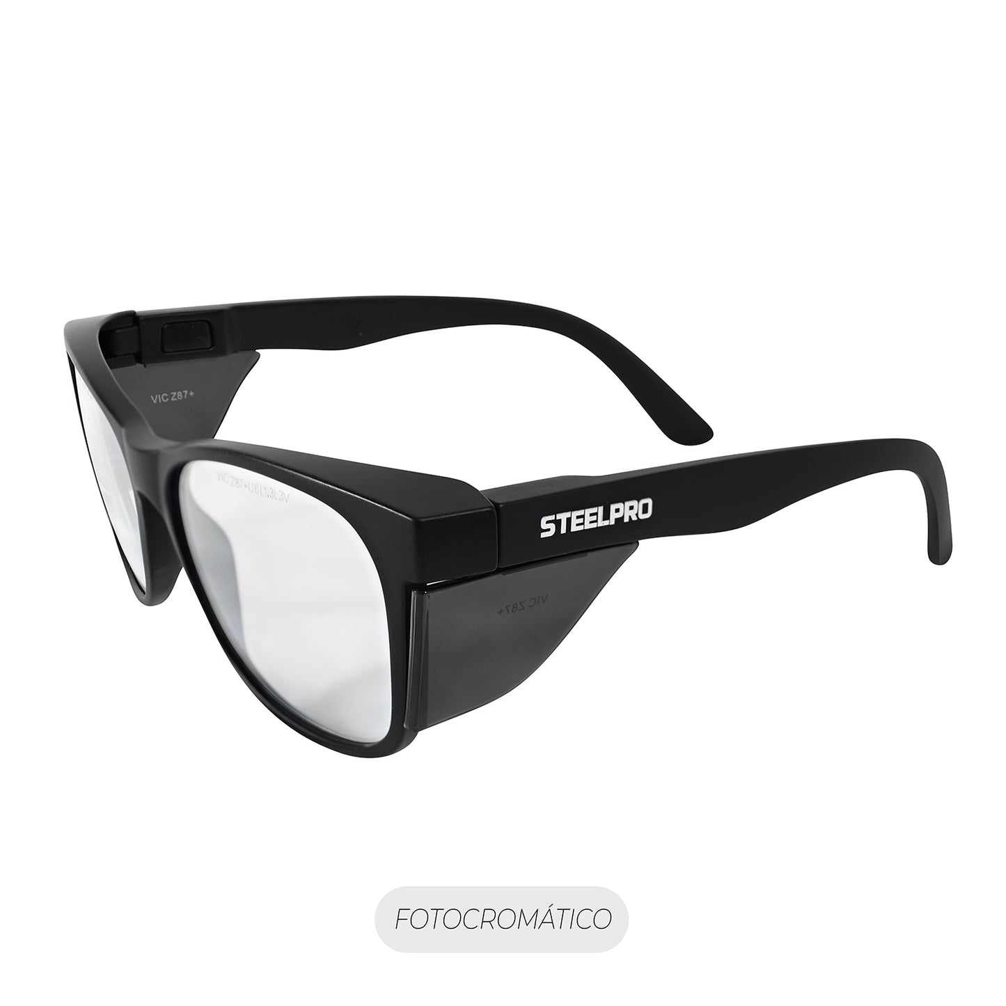 Lente Seguridad Safeblack Fotocromatico Steelpro