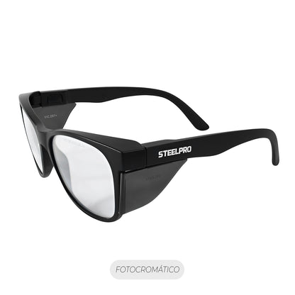 Lente Seguridad Safeblack Fotocromatico Steelpro