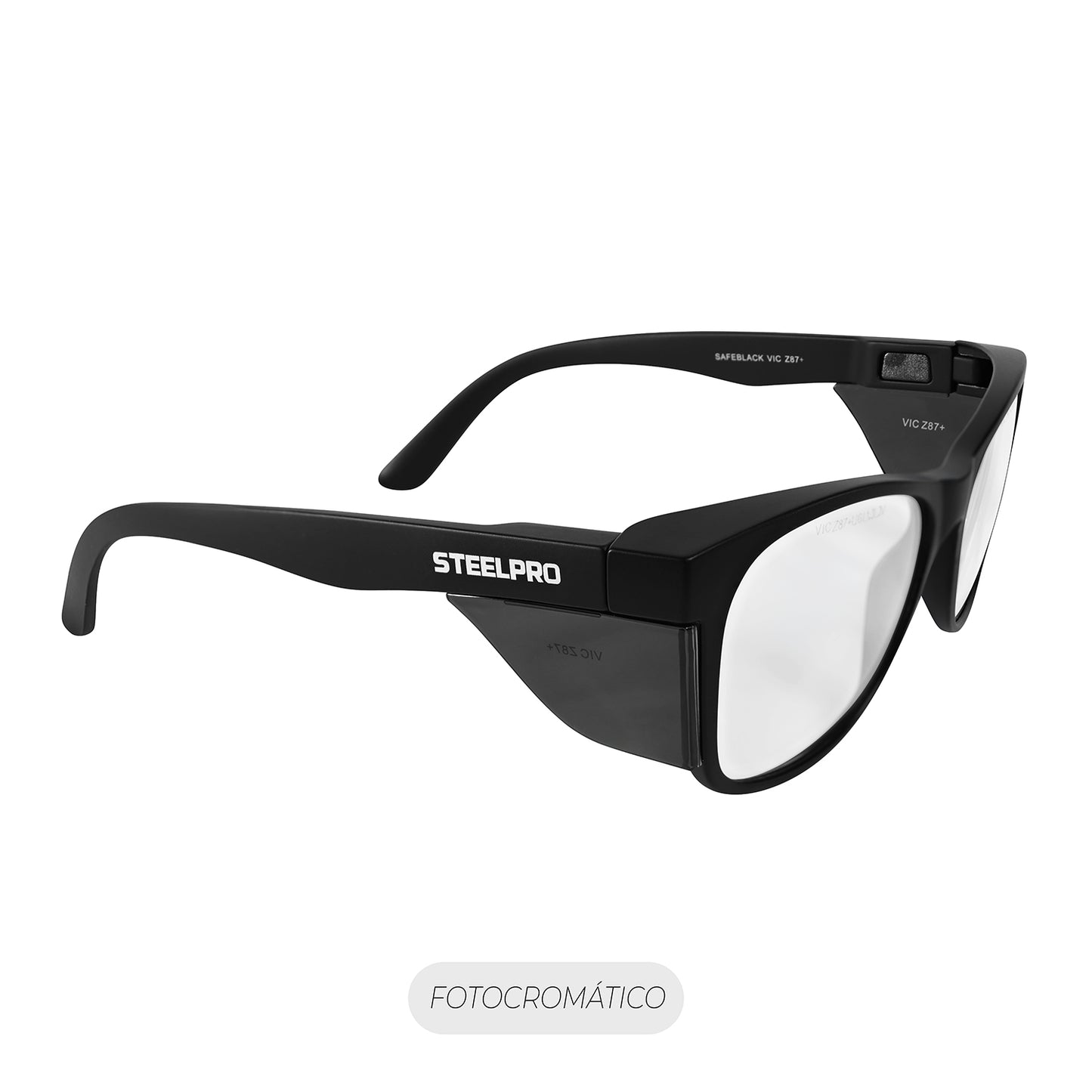 Lente Seguridad Safeblack Fotocromatico Steelpro