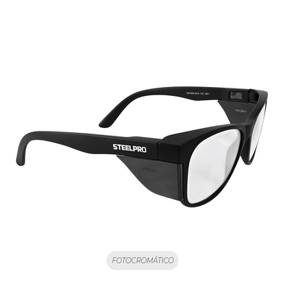 Lente Seguridad Safeblack Fotocromatico Steelpro