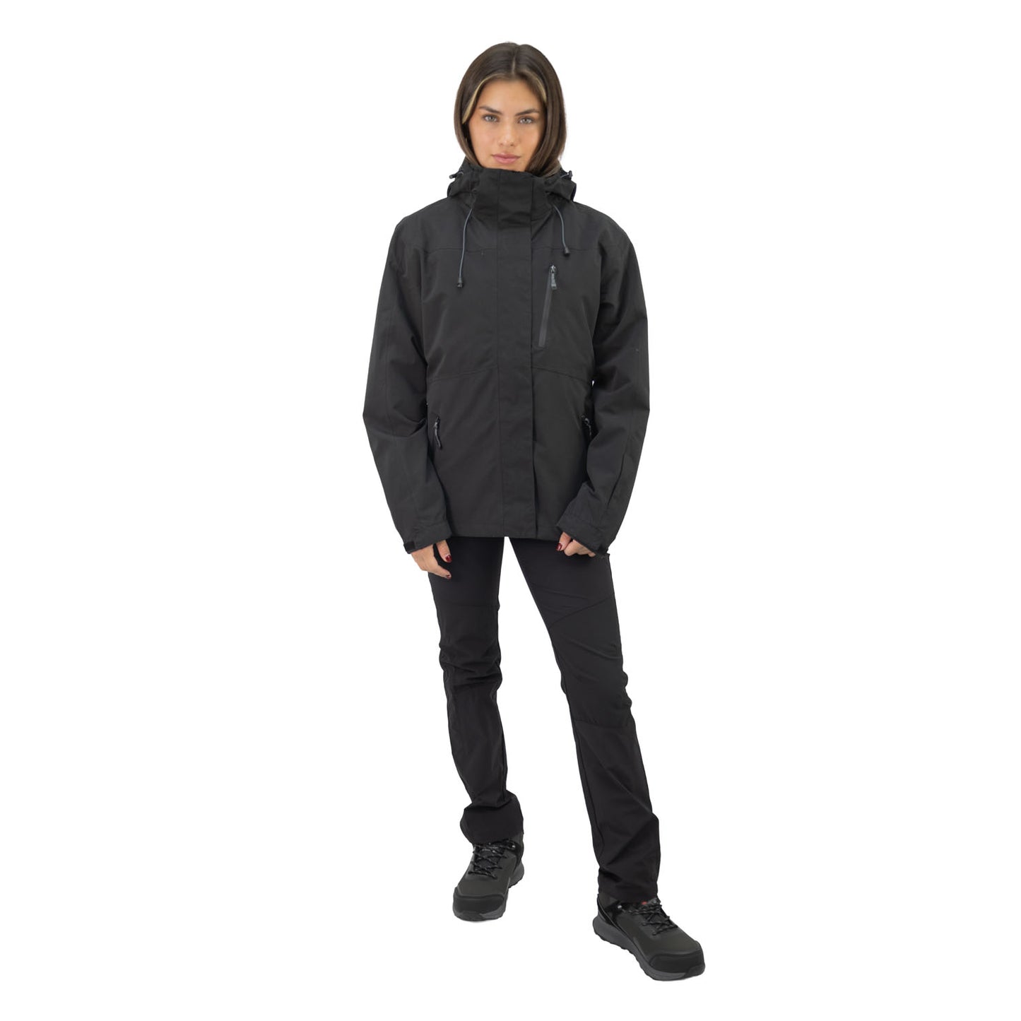 Parka HW Reno Nomade 3 en 1 Negro Mujer