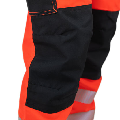 Pantalón Cargo HW Dakota Rojo Fluor