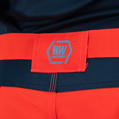 Pantalón Cargo HW Dakota Rojo Fluor