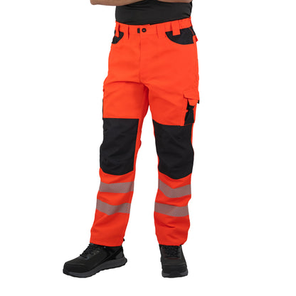 Pantalón Cargo HW Dakota Rojo Fluor