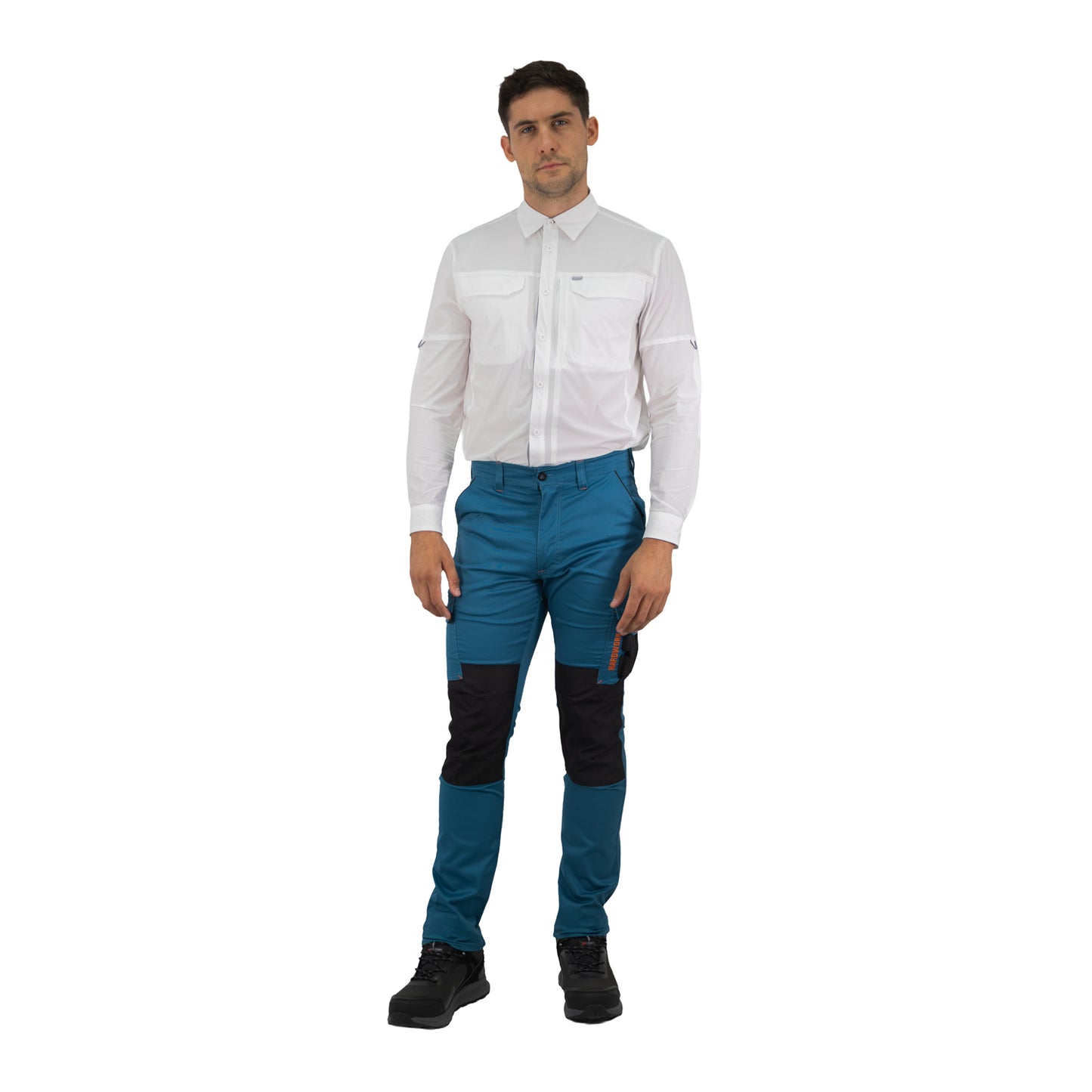 Pantalón Cargo HW Dakota Spandex Petroleo