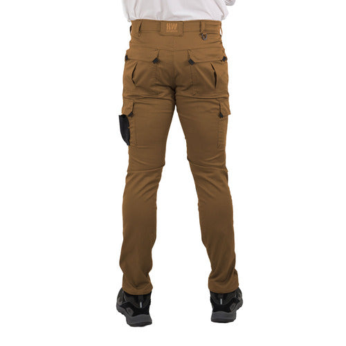 Pantalón Cargo HW Dakota Spandex Tabaco
