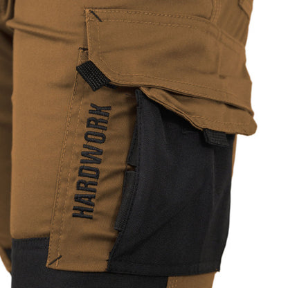 Pantalón Cargo HW Dakota Spandex Tabaco