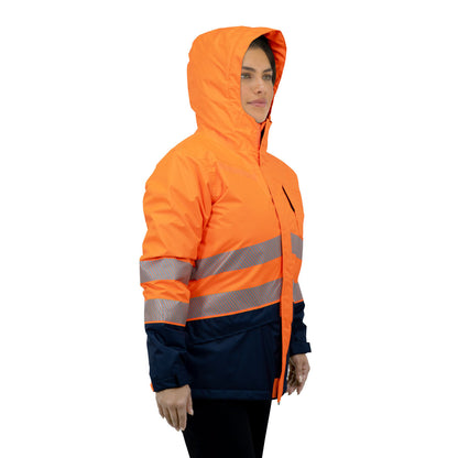 Parka HW Artica Mujer Naranjo Fluor