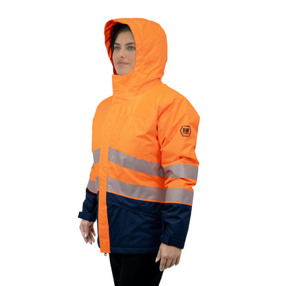Parka HW Artica Mujer Naranjo Fluor