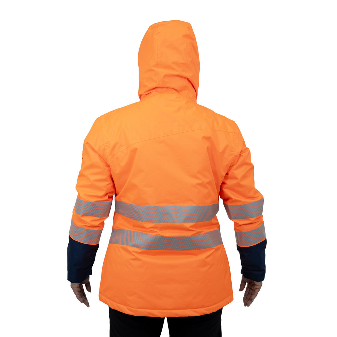 Parka HW Artica Mujer Naranjo Fluor