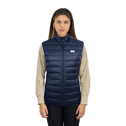 Parka Pluma HW Pullay Pro Mujer Sin Manga Blue