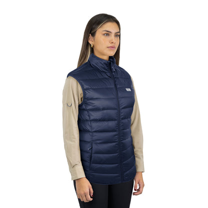 Parka Pluma HW Pullay Pro Mujer Sin Manga Blue