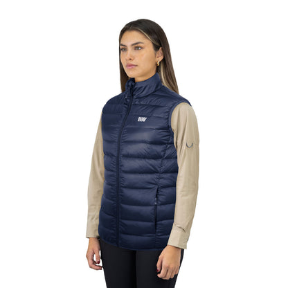 Parka Pluma HW Pullay Pro Mujer Sin Manga Blue