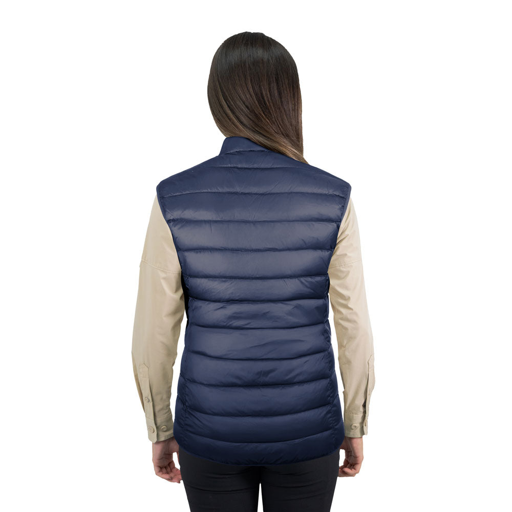 Parka Pluma HW Pullay Pro Mujer Sin Manga Blue