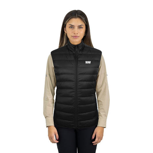 Parka Pluma HW Pullay Pro Mujer Sin Manga Black