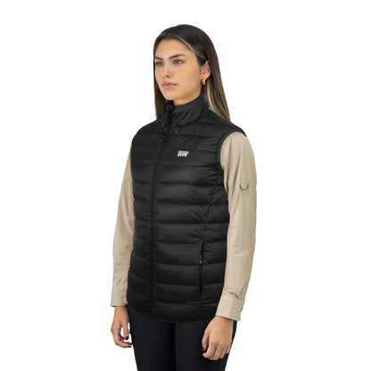Parka Pluma HW Pullay Pro Mujer Sin Manga Black