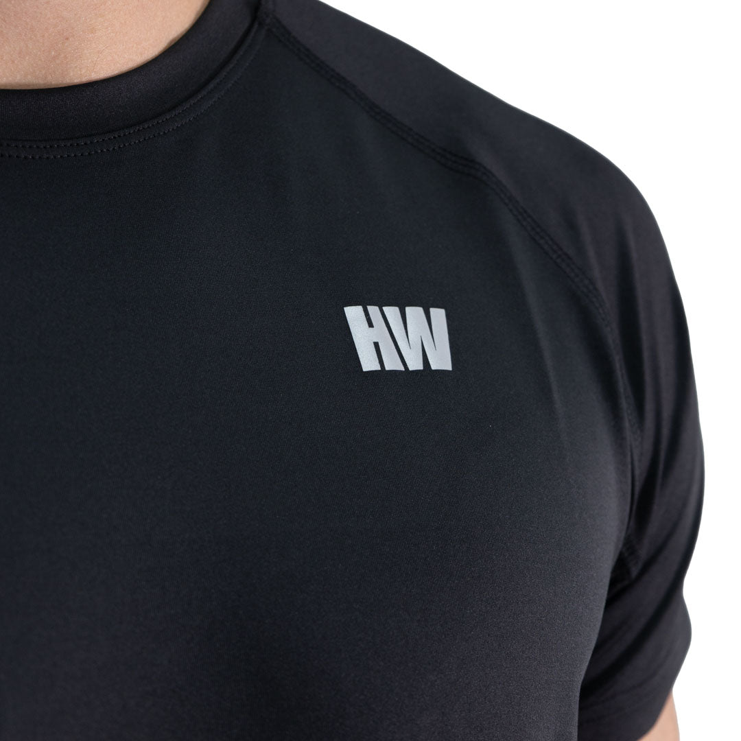 Polera Dry Fit HW SPX Manga Corta Hombre Black